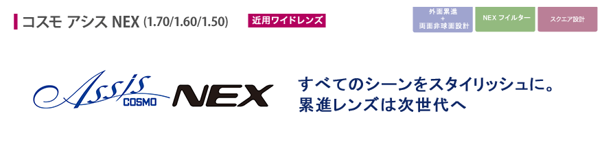 近用専用シニアレンズ